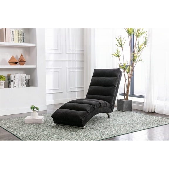 COOLMORE Linen Chaise Lounge | 5-mode Vibration Massage | Modern Design