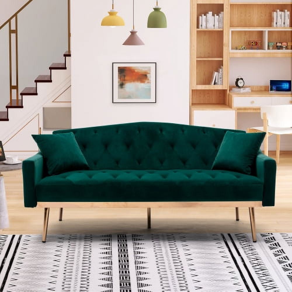 Walmart velvet sale sofa