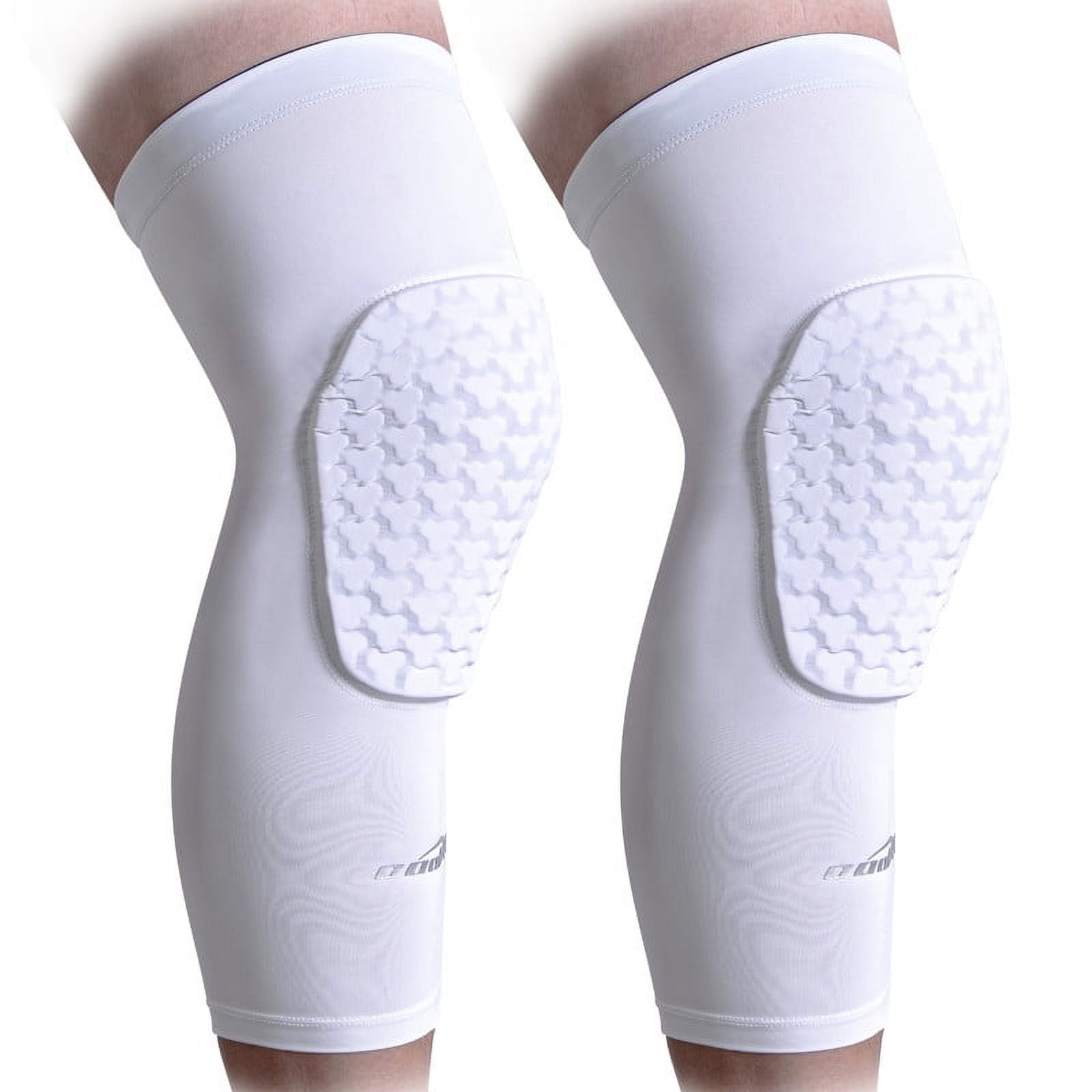 COOLOMG Basketball Knee Pads Youth Kids Adult Football Knee Compression