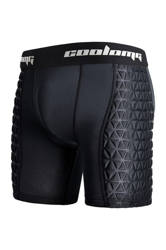 Men Adult Padded Baseball Sliding Shorts with Cup Pocket for Softball Football Hockey