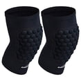 thumbnail image 1 of COOLOMG Protective Knee Pads Basketball Volleyball Football Crashproof Antislip (1Pair) Black L, 1 of 4