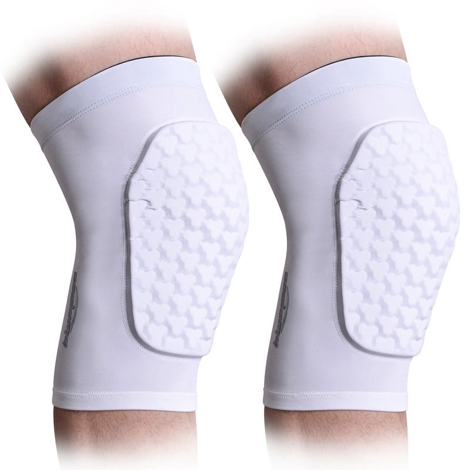 COOLOMG Protective Knee Pads Basketball Volleyball Football Crashproof ...