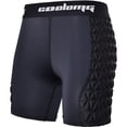 thumbnail image 1 of COOLOMG Women Padded Softball Sliding Shorts Compression Baseball Slider Short, 1 of 5