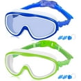 thumbnail image 1 of COOLOO Kids Swim Goggles for Age 3-15, 2 Pack Kids Goggles for Swimming with Nose Cover, No Leaking, Anti-Fog, Waterproof, 1 of 10