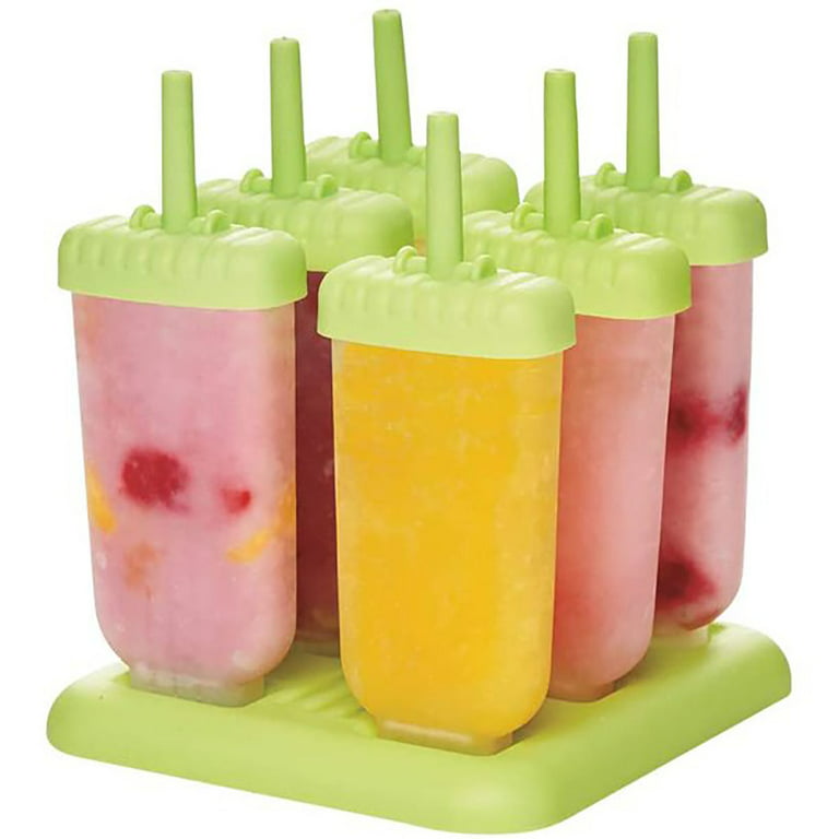 COOLTOP Popsicle Molds - BPA Free - 6 Ice Pop Makers 