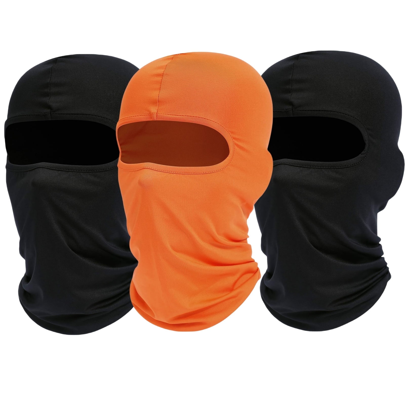 帽子 VERSO Shearling Balaclava Balaclava Face Mask Ski Mask Cow in Brown Leather Head Mask