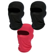 COOLZU Balaclava Face Mask Summer Cooling Neck Gaiter, Sun Protector Motorcycle Ski Scarf for Men/Women