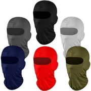 COOLZU Balaclava Face Masks Ski Mask: 6 Pack Full Face Cover Motorcycle Outdoor Protector Scarf Pooh Shiesty Mask for Men Women