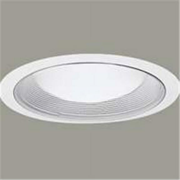 Halo Coilex 456W Slope Ceiling Baffle Trim, Metal Body, White