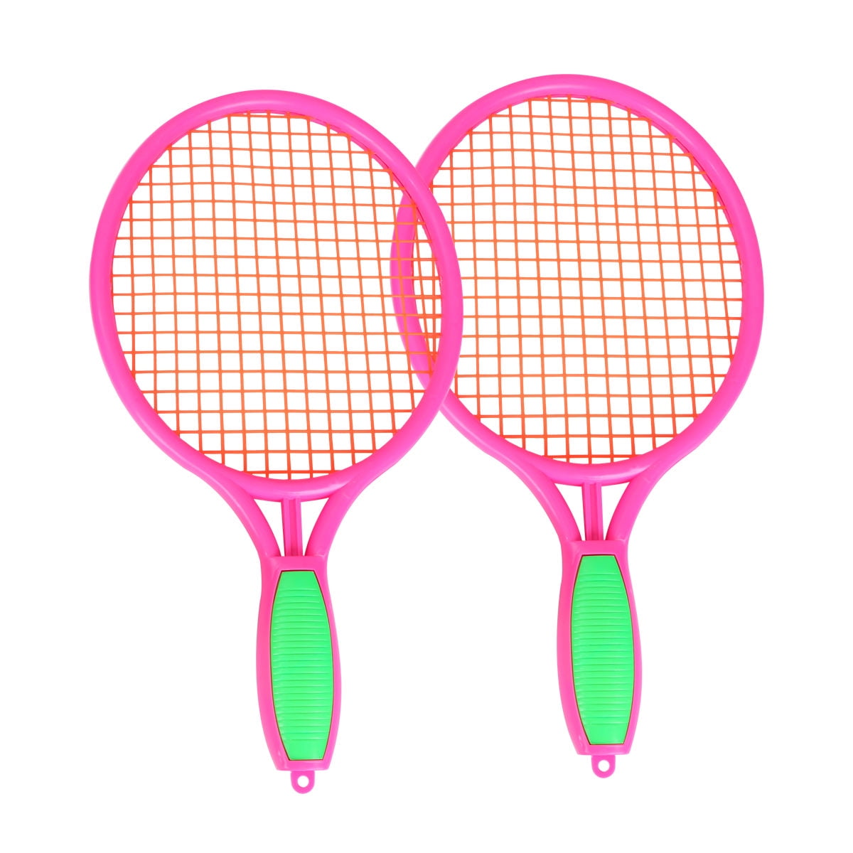 COOPHYA 1 Pair Pink ABS Tennis Racket for Children Outdoor Sports Kindergarten Practice