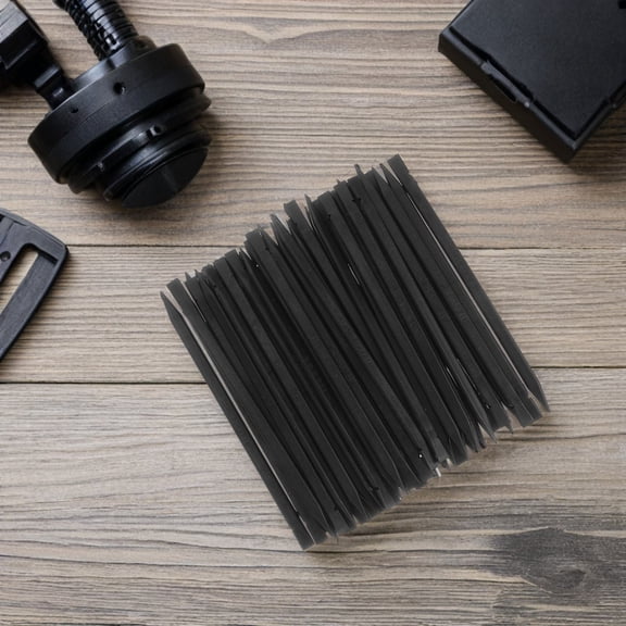 COOPHYA 100Pcs Portable Black Plastic Spudger Kit Flat Pry Bars for Electronic Device Disassembly