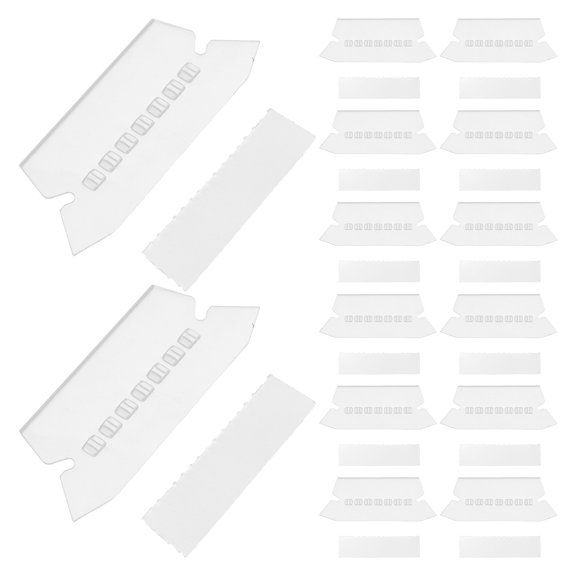 COOPHYA 100Pcs Transparent File Folder Tabs for Enhanced Sorting Efficiency and Versatile Organization