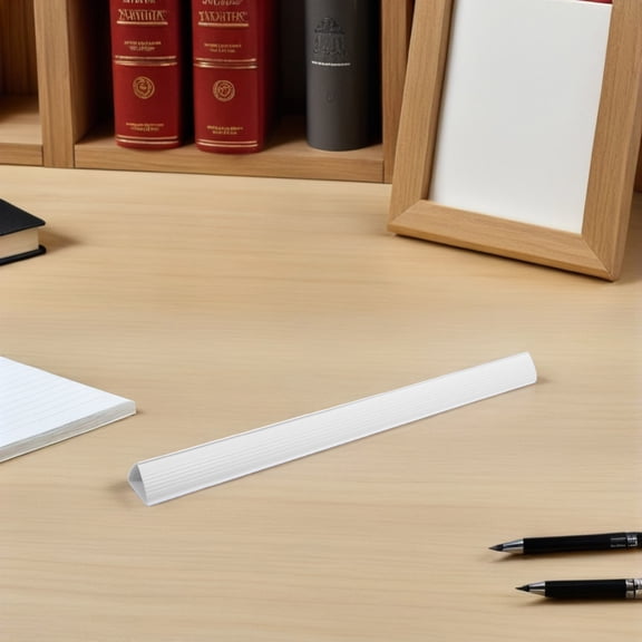 COOPHYA 10Pcs Document Binder Bars Plastic Slide Grip Spine for Office Paper Organization White