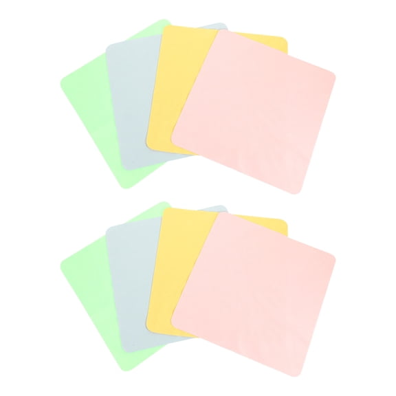 COOPHYA 10Pcs Jewelry Cleaning Cloth for Delicate Surfaces Assorted Color 9.8x9.8in