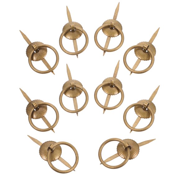 COOPHYA 10Pcs Simple and Generous Design Iron Furniture Pull Handle for Wardrobe Knobs