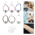 thumbnail image 1 of COOPHYA 12 Sets Diy Bracelet Bezels Bracelet Making Kit for Girls Round Gem Base Daily Use, 1 of 8