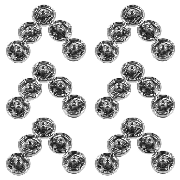 COOPHYA 120 Pieces Small Plated Metal Buttons Flat Press for Sewing Jackets Shirts and Coats