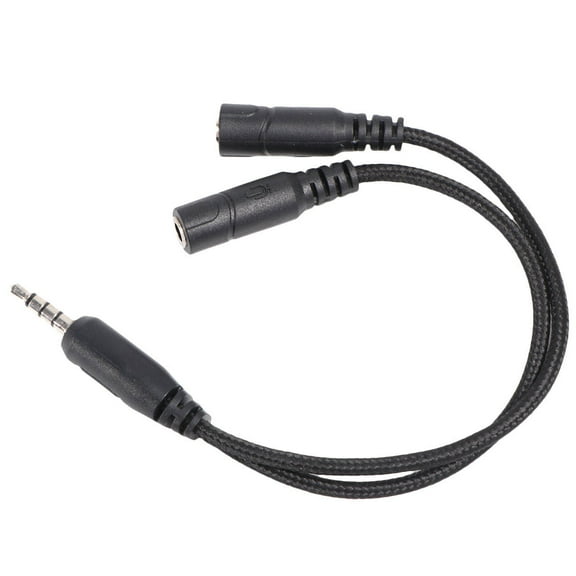 COOPHYA 1Pack Headphones Splitter for Gaming 3.5mm Female to Dual 3.5mm Male 20cm Length