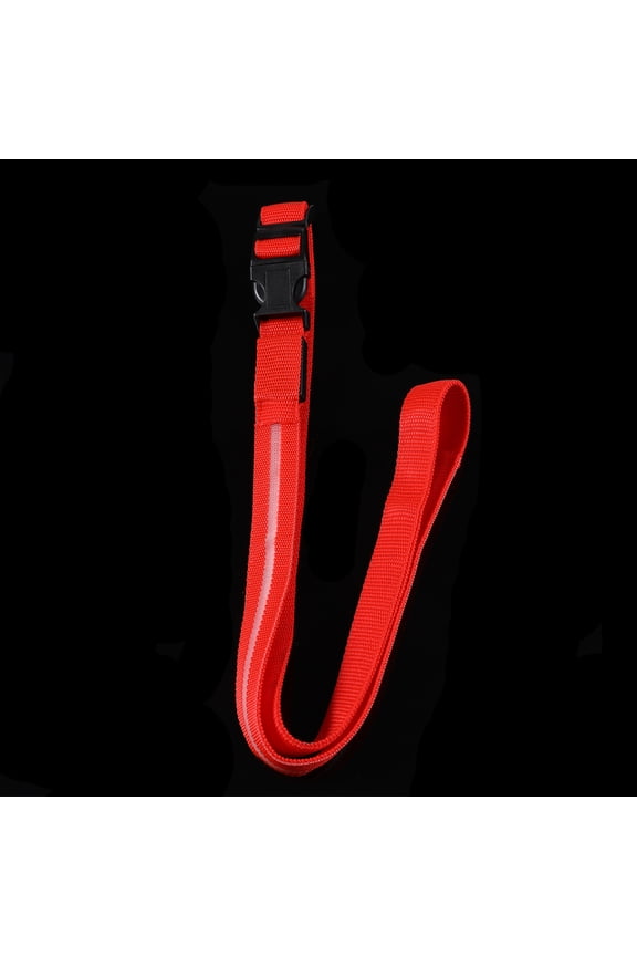 1Pack LED Waist Belt Red Running Belt Glowing