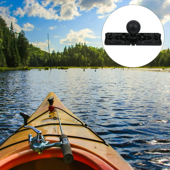 COOPHYA 1Pack Multi-functional Bracket Black Ball Head Fish Holder For Anglers Kayaking Navigation