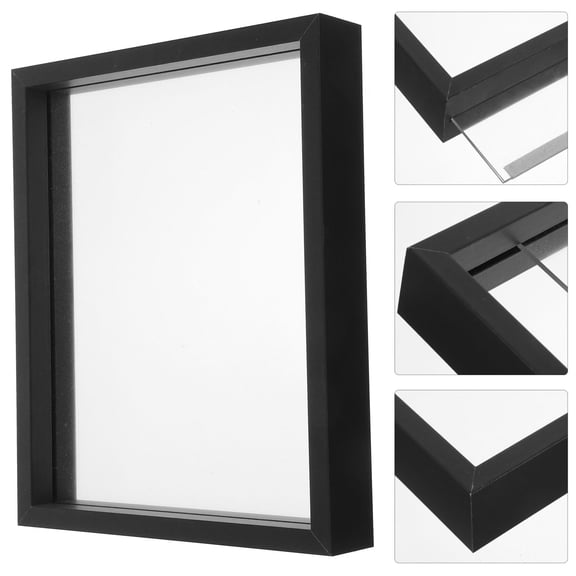 COOPHYA 1Pack Picture Frame Black Wall and Tabletop Display Nordic Retro Style for Family Photos