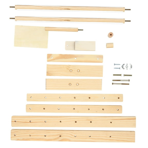 COOPHYA 1Pack Tapestry Frame for Embroidery Cross Stitch Holder Adjustable Stand Wooden Rectangular Shape