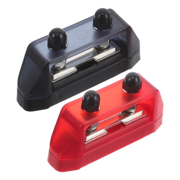 COOPHYA 1Pair Car Wiring Power Junction Block with Protective Cover and Assorted Color Design