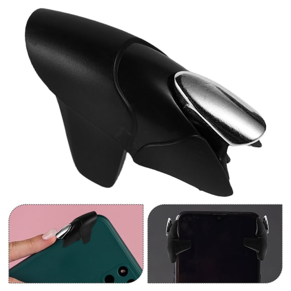 COOPHYA 1Pair Mobile Game Trigger Device with Wide Phone Compatibility Black
