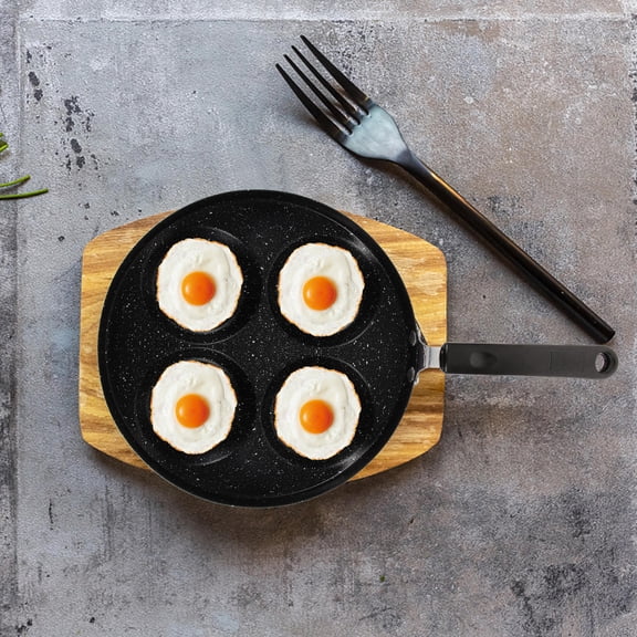 COOPHYA Black Nonstick Frying Pan with Handle, Kitchen Skillet 1 Pc
