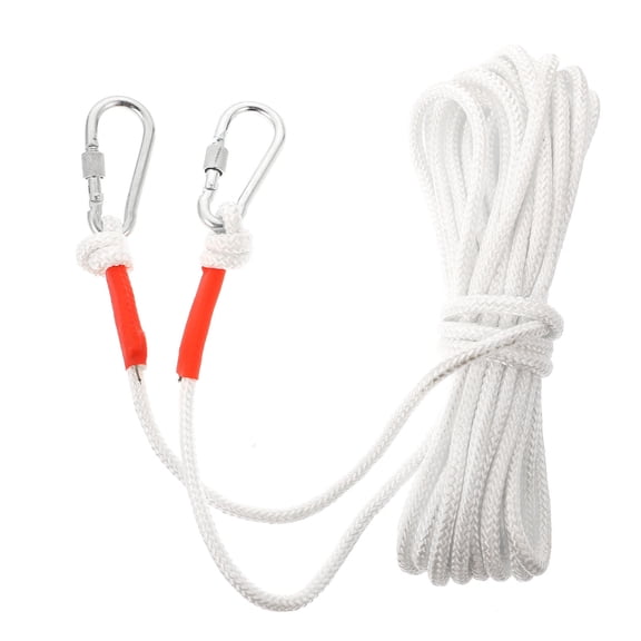 COOPHYA 1Pc Steel Wire Core Hanging Rope for Home Use White Air-Drying Clothesline and Safety Rope