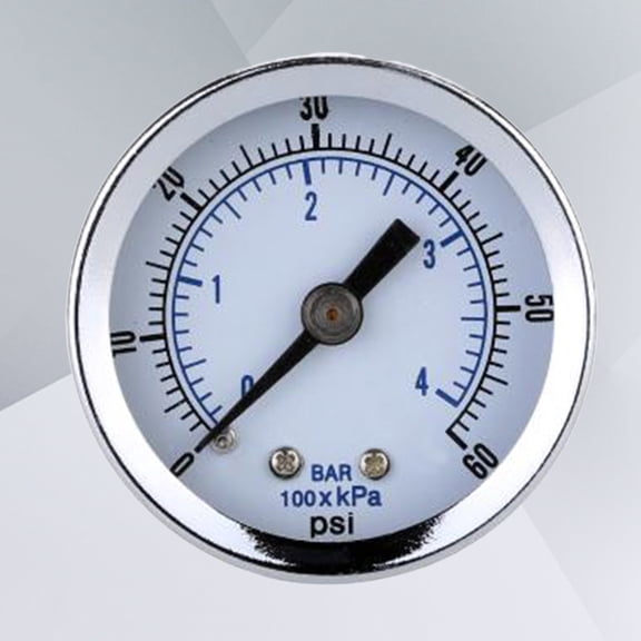 COOPHYA 1Pcs Compressed Air Pressure Gauge 1/8 NPT Male Thread 1.5 Inch Dial