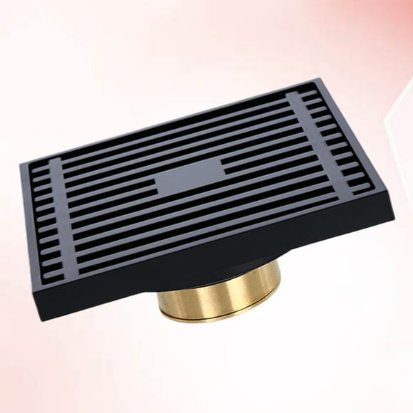 COOPHYA 1Pcs Copper Floor Drain Assorted Color for Bathroom and Kitchen Installation Square Shape