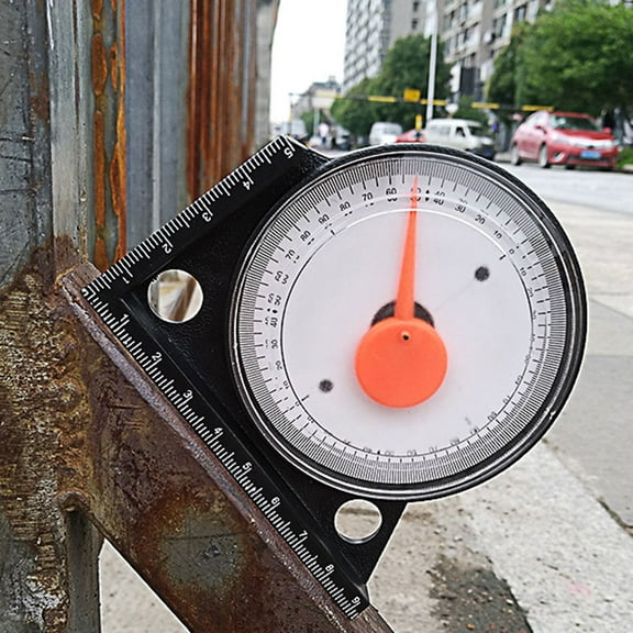 COOPHYA 1Pcs Tilt Gauge Multi-Angle Measuring Ruler for Automobile 9.5x9.5x2cm