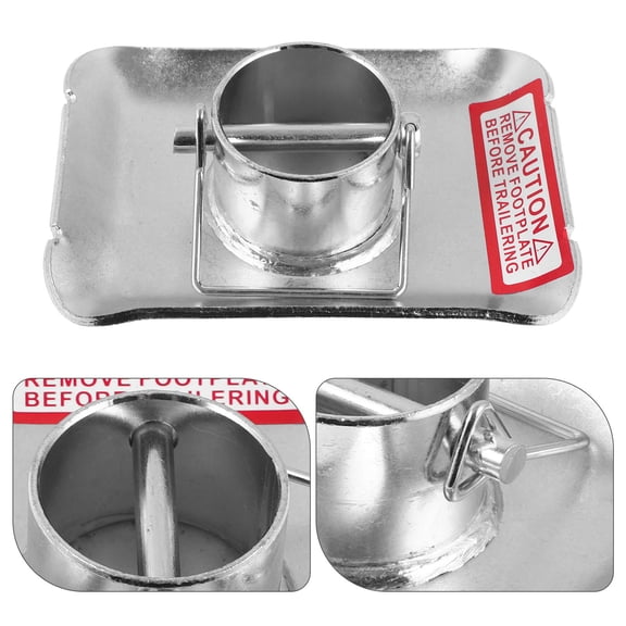 COOPHYA 1Pcs Trailer Jack Foot Block for Trailers 11.8x4.5x1.8in