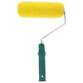 thumbnail image 1 of COOPHYA 1Pcs Yellow Sponge Cylindrical Textured Paint Roller for Creating Texture Effect on Walls, 1 of 8