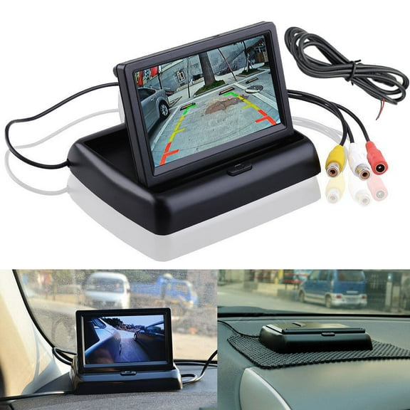 COOPHYA 1Set 4.3-Inch Car Display for Screens for Cars and Monitors