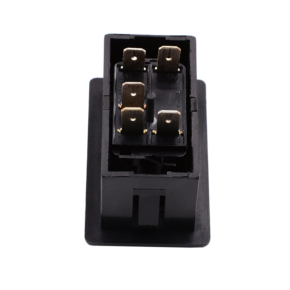 COOPHYA 1Set Black Rocker Switch Panel Fireproof Abs Plastic Housing ...