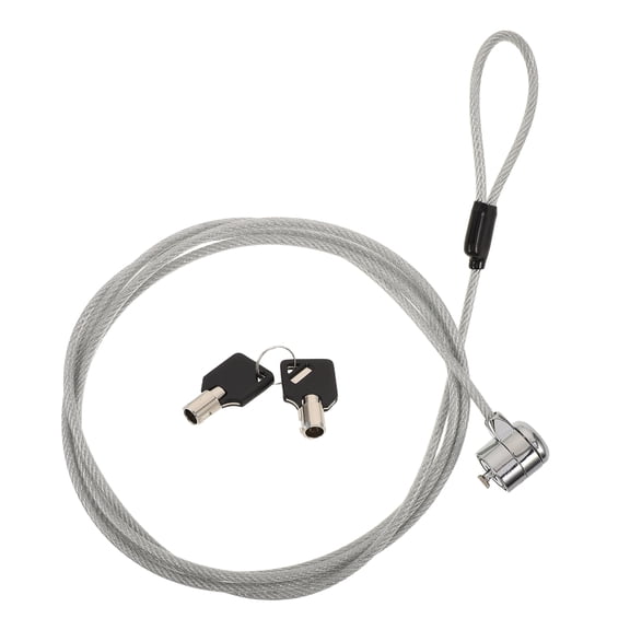 COOPHYA Computer Security Lock Cable Set with Keys, Zinc Alloy Portable Anti-Theft for Laptops, Notebooks, and Projectors
