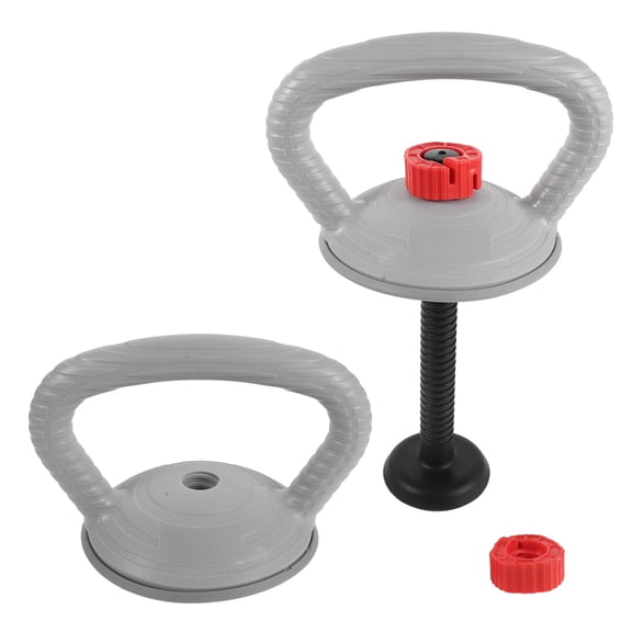 COOPHYA 1Set Dumbbell to Kettlebell Converter with Base Rod for Space Saving Strength Workouts