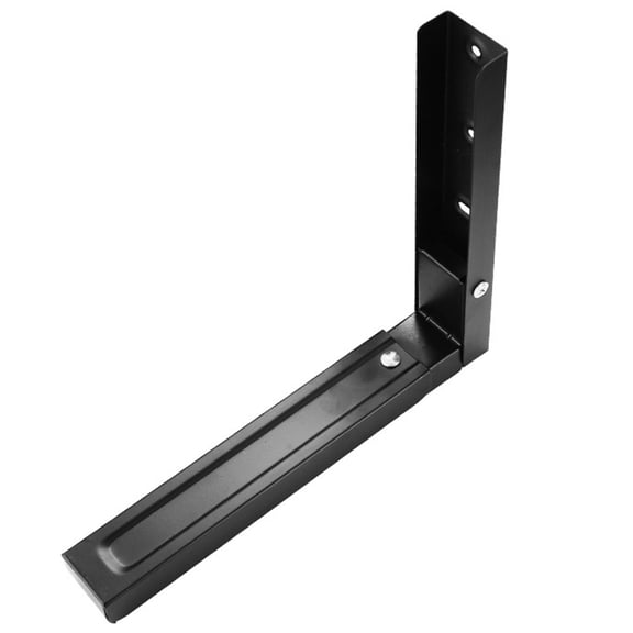 COOPHYA Black Steel Wall Mounted Microwave Bracket for Kitchen - and Space-Saving 1 Set