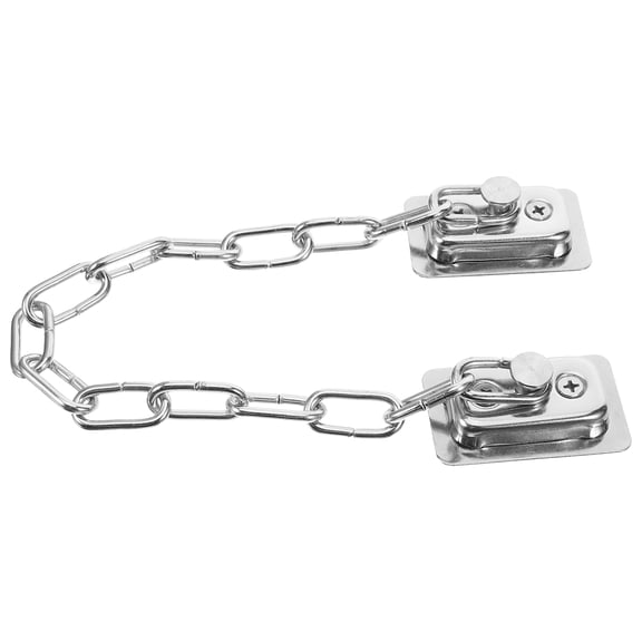COOPHYA 1Set Front Door Chain for Security and Privacy Protection Silver