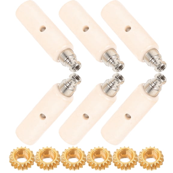 COOPHYA 1Set Guitar Machine Tuning Peg Button Gears Golden Reliable Gear Set for Guitar