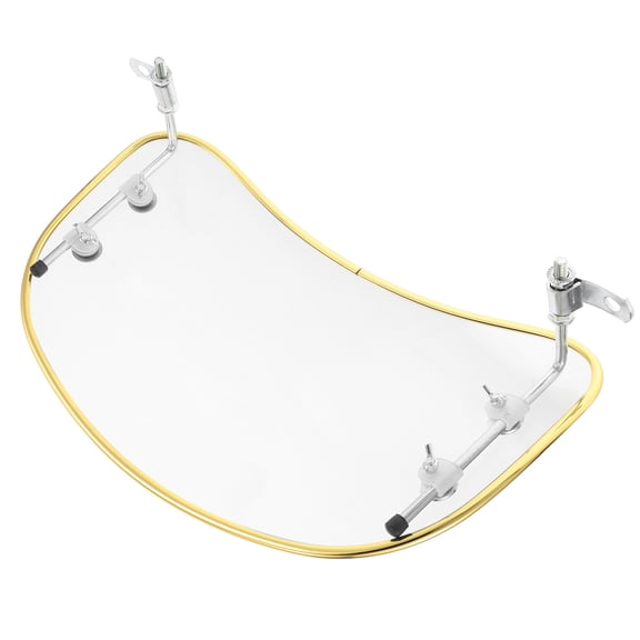 COOPHYA 1Set Retro Scooter Wind Deflector Motorcycle Clear Windshield for Bike and Mopeds