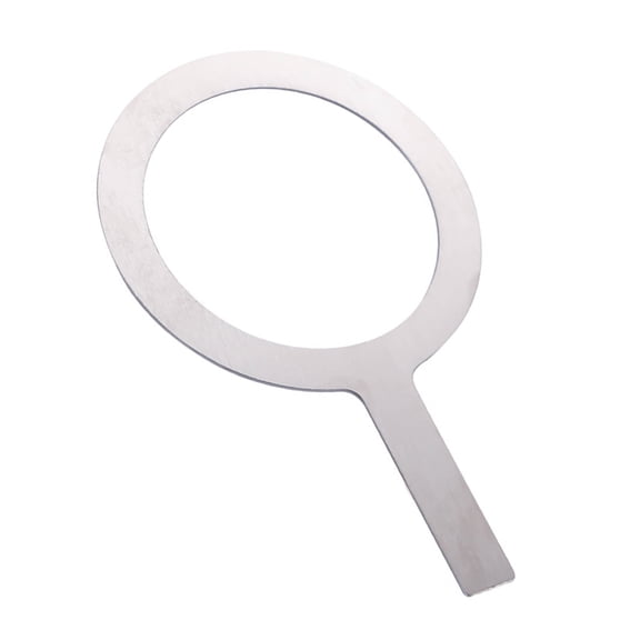 COOPHYA 1Set Ring Milk Cup Rim for Tea and Coffee in Silver 12.3x7.7x0.2in