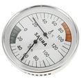 thumbnail image 1 of COOPHYA 1Set Simple Sauna Thermometer Silver 4X3.9X1Inch and Humidity Measurement for Sauna Equipment, 1 of 8