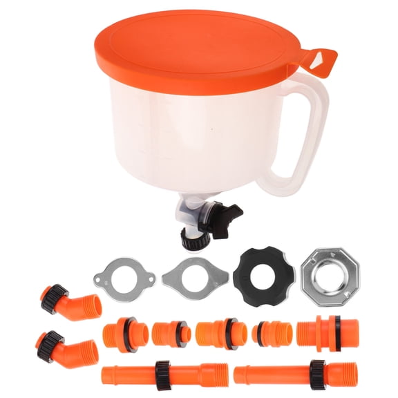 COOPHYA 1Set Universal Cooling System Funnel Kit for Auto Coolant Fill with Leak Prevention