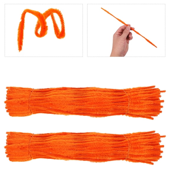 COOPHYA 200-Piece Polyester and Iron Twistable Stems for Crafts, Handmade Jewelry, and Accessories