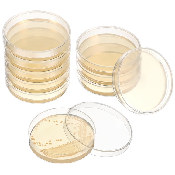 COOPHYA 20Pcs Agar Plates with Agar for Science Experiment Easy to Use Laboratory Accessory