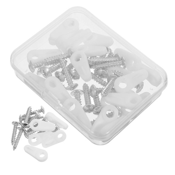 COOPHYA 20Pcs Plastic Window Screen Clips with Antiloosening Technology for Secure Screen Retention