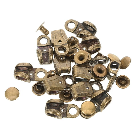 COOPHYA 20Pcs Zinc Alloy Boot Hooks Multi Color Snail Design 0.79X0.39X0.24in
